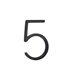 nanlyiau House Numbers Black Matt House Number 3D Black Metal House Numbers 6 inches/15.2 cm Floating House Number Sign Door Numbers Signage Plaque Street Home Address Numbers (xhj 6 in 5)