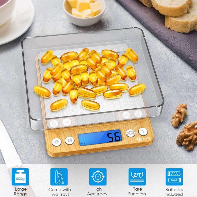 AMIR Precision Scales 0.01 g, 500 g/0.01 g Digital Scale,