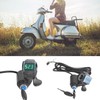 E‑Bike Thumb Throttle LCD Display Digital Battery Voltage Power Switch
