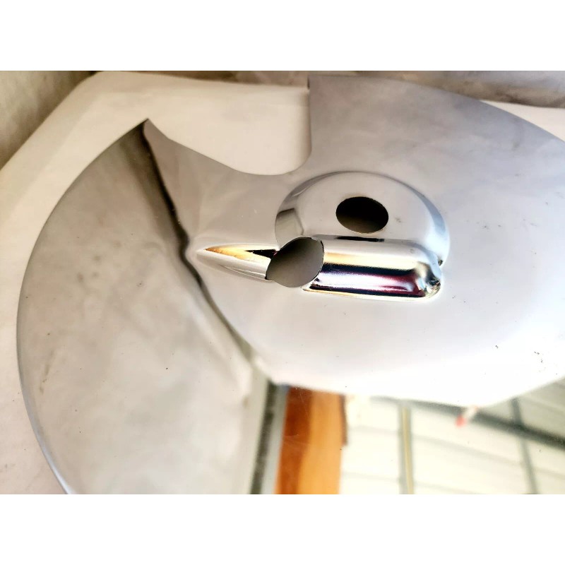 Custom Cycle Accessories Harley Davidson Chrome Brake Rotor Cover Set