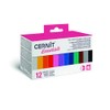 Cernit CEASS001C - Set of 12 Colours Oven Hardening Polymer