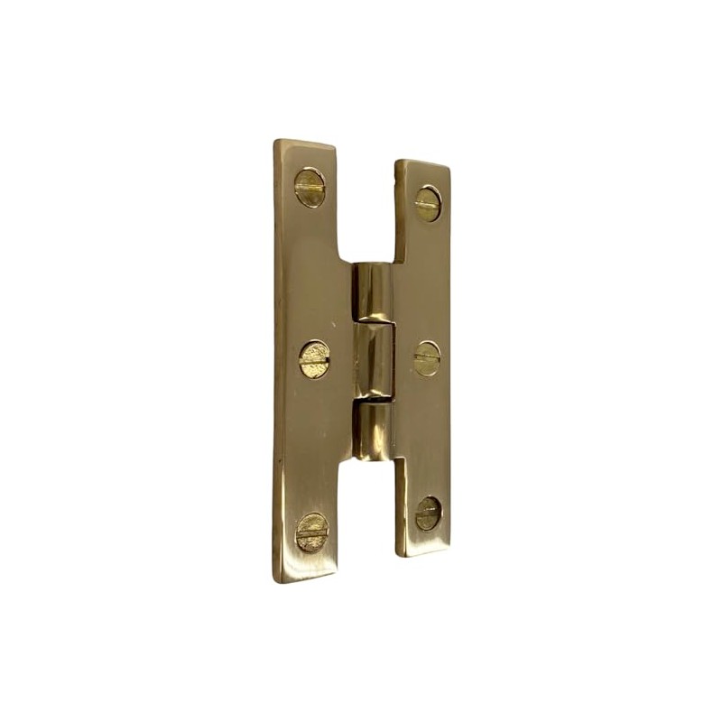 H Hinge for Door and Cabinet in Solid Brass 3