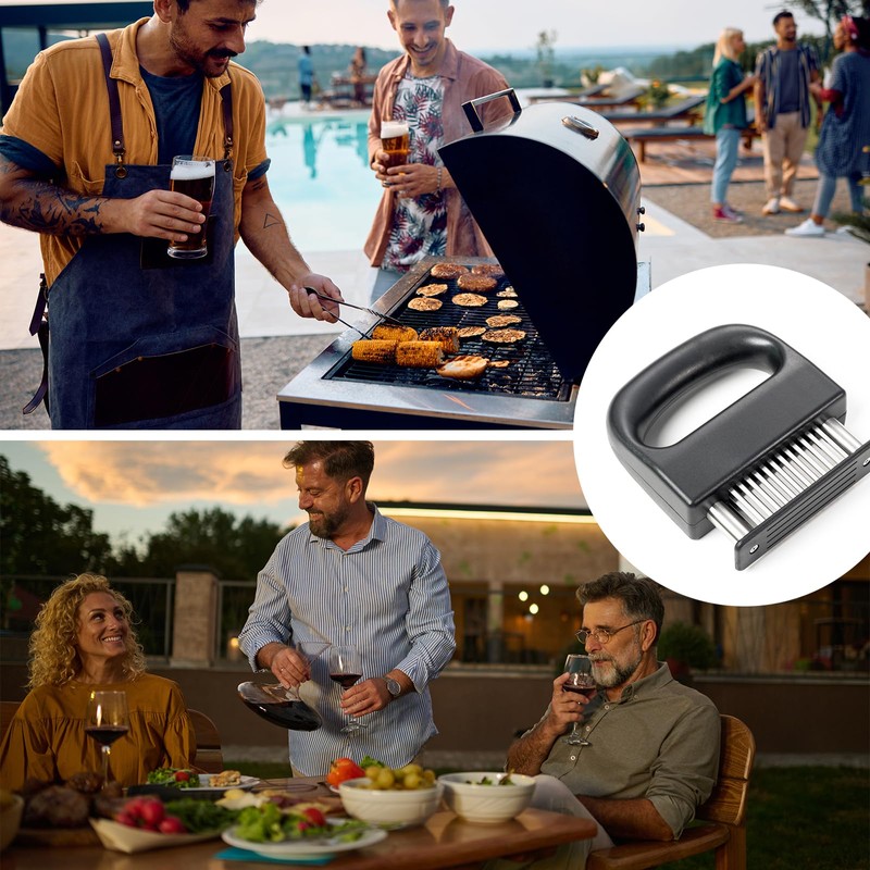 Meat Tenderizer, Meat Tenderizer Tool with 48 Stainless Steel Ultra