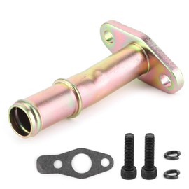 aqxreight - Turbo Oil Return Pipe, Stainless Steel Turbo Oil Drain Return Pipe Kit Fits TD02 TF035 TD04 TD05 TD06 KK