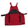 Gardening Apron Dark Red 210D PVC Waterproof Fabric Regulable Straps