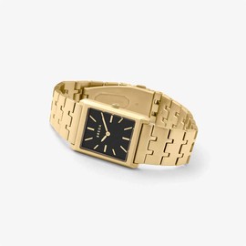 Breda Men's 'Virgil' Gold and Metal Bracelet Watch, 26MM