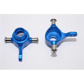 Tamiya TT-01 Upgrade Parts Aluminium Front Knuckle Arm Set - 1Pr Blue