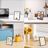 QWORK® 2 Pieces 15 x 20 cm Glass Picture Frame,