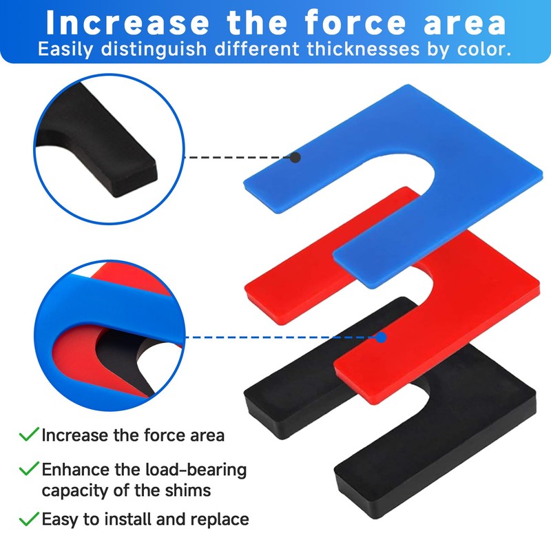 80 Pcs Car Lift Auto Leveling Shim Install Kit for