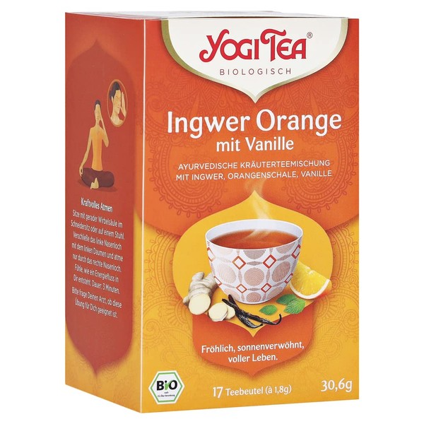 Yogi Tea Ginger Orange with Vanilla Organic (1 x 30.60