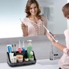 GFWARE Marble Black Toothbrush Holders for Bathrooms - Detachable 7