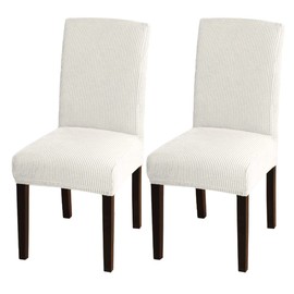 Chair Covers, 2 Pieces, Waterproof, Elastic Material, Full Cover, Stretch, Chair Cover, Soft, Plain, With Backrest, Removable, Washable, For Home, Celebrations, Weddings, Hotels, Weddings, Parties and