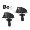 yorpyep 2 PCS Front Windshield Washer Nozzle, Fan-shaped Wide-angle Uniform