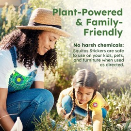 BugMD Squito Stickers Mosquito Repellent Patch Stickers for Adults (78 Patches), Safe & Effective Insect Repellent Patches for Toddlers, Kids, Camping, Beach & Outdoor Essentials