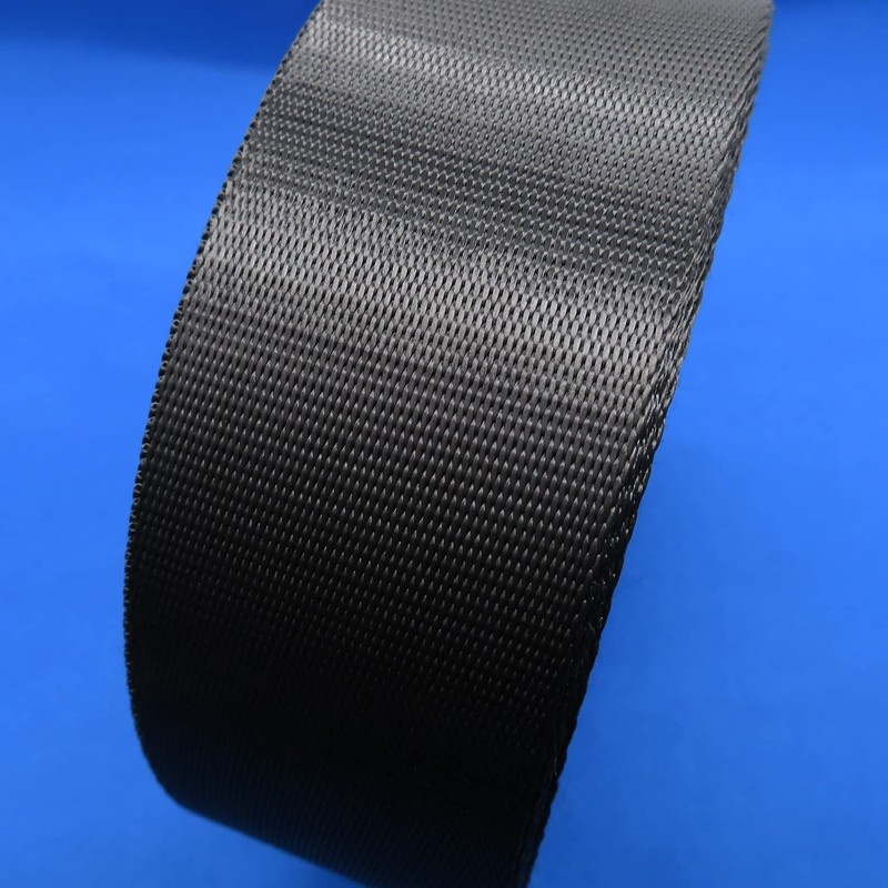 Nylon Belt (Black, 50mm Wide x 10m) Length