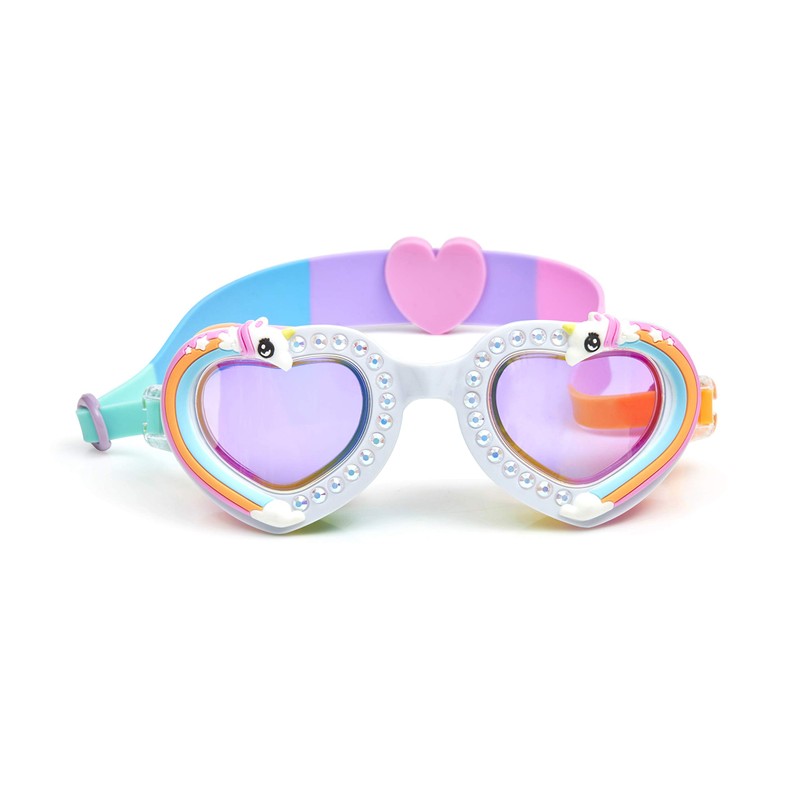 Bling 2O Kids Swimming Goggles - Pony Ride Rainbow Unicorn