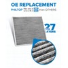 PHILTOP Cabin Air Filter w/Activated Carbon, CF12283 Compatible with Chrysler