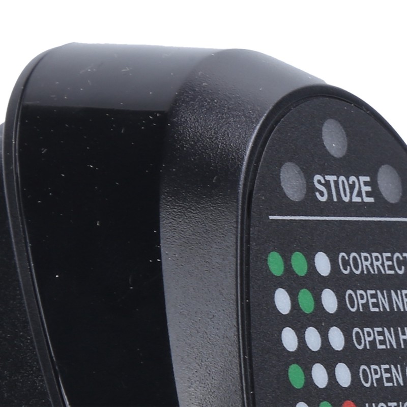 ST02E Socket Tester with LED Display Power Polarity Detector for