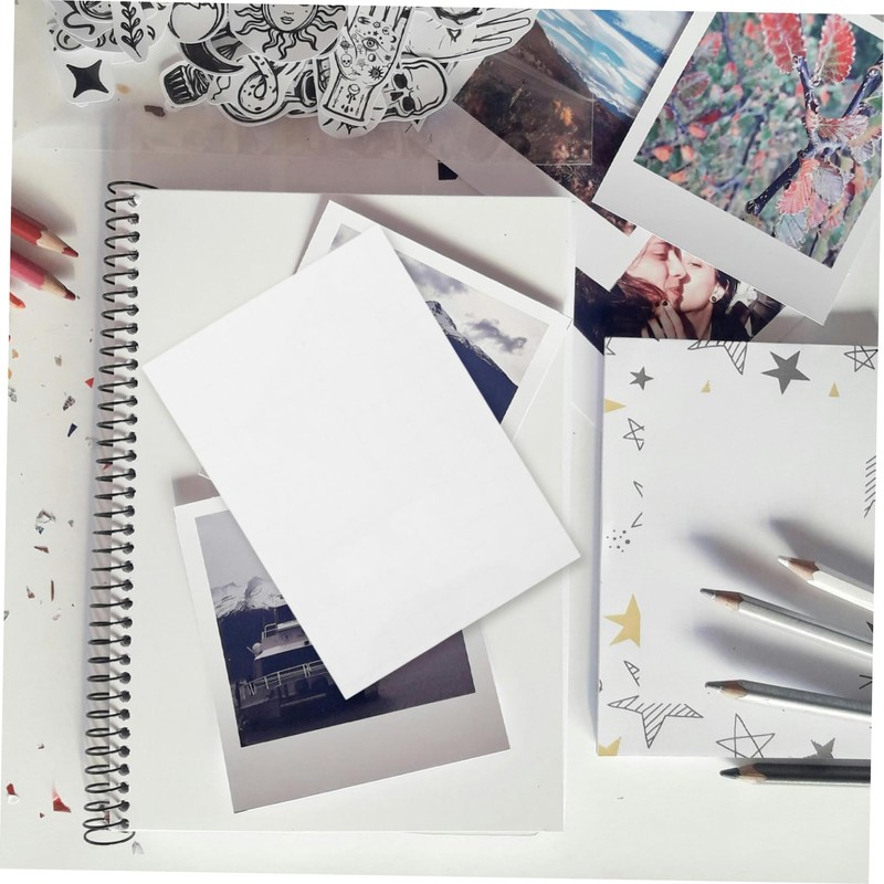 DOITOOL 100pcs Self-Sealing Laminating Sheets for Photos and Documents PVC