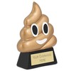Trophies Plus Medals Novelty Golden Emoji Award 11cm (4 3/8")