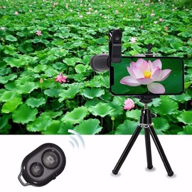 11 in 1 Smartphone Camera Lens Kit - Color: SILVER