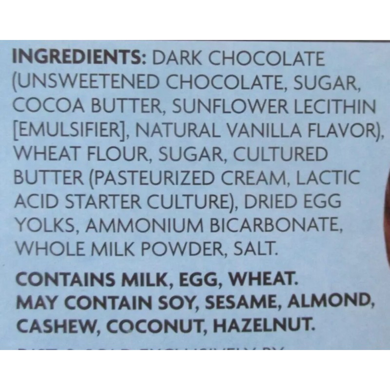 Trader Joe's 6 BOXES TRADER JOE'S DARK CHOCOLATE DIPPED FRENCH
