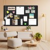 Large Bulletin Board - 60 x 36 Inches, Foldable Decorative