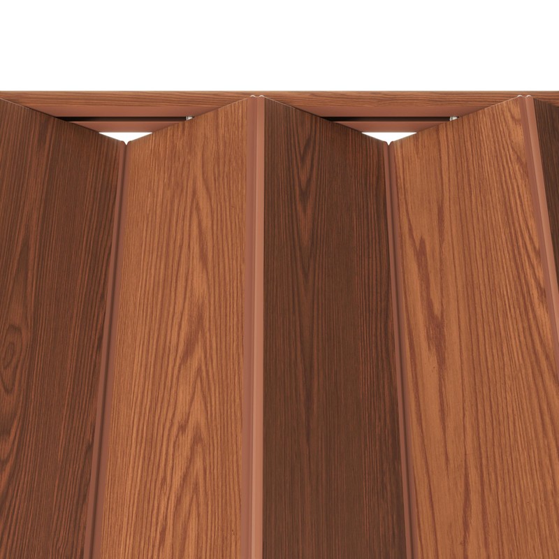 48" W Premium Foldable Accordion Doors, Double Walled Heavy Duty