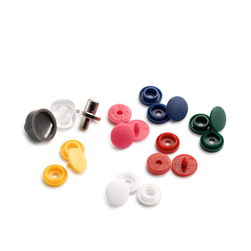 Prym 393950 6 Colours Jersey Love Press Studs 9 mm
