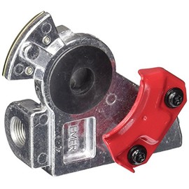 Velvac 035093 Bracket Mount Emergency Gladhand (37 Degree, Lightweight die cast Aluminum Bodies), Red