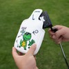 Golf Mallet Kawaii Magnetic Putter Cover Premium Embroidered PU Leather