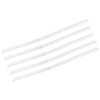 100PCS Spiral Binding Coils 48 Loops 4:1 Pitch A4 Paper