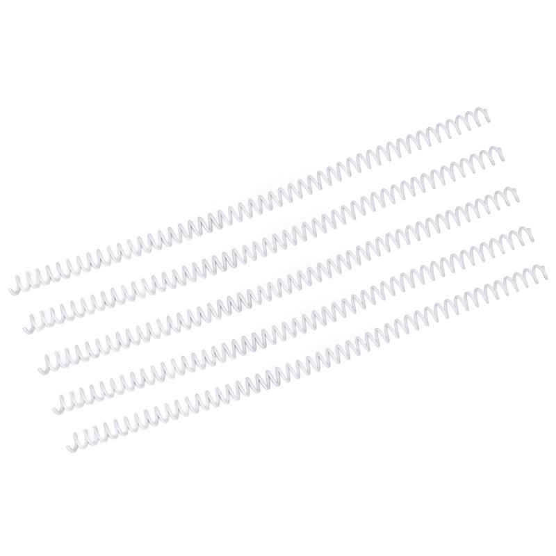 100PCS Spiral Binding Coils 48 Loops 4:1 Pitch A4 Paper
