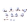 8pcs/Set Shower Door RollersRoller Diameter 19/23/25mm, for The Bathroom Pan