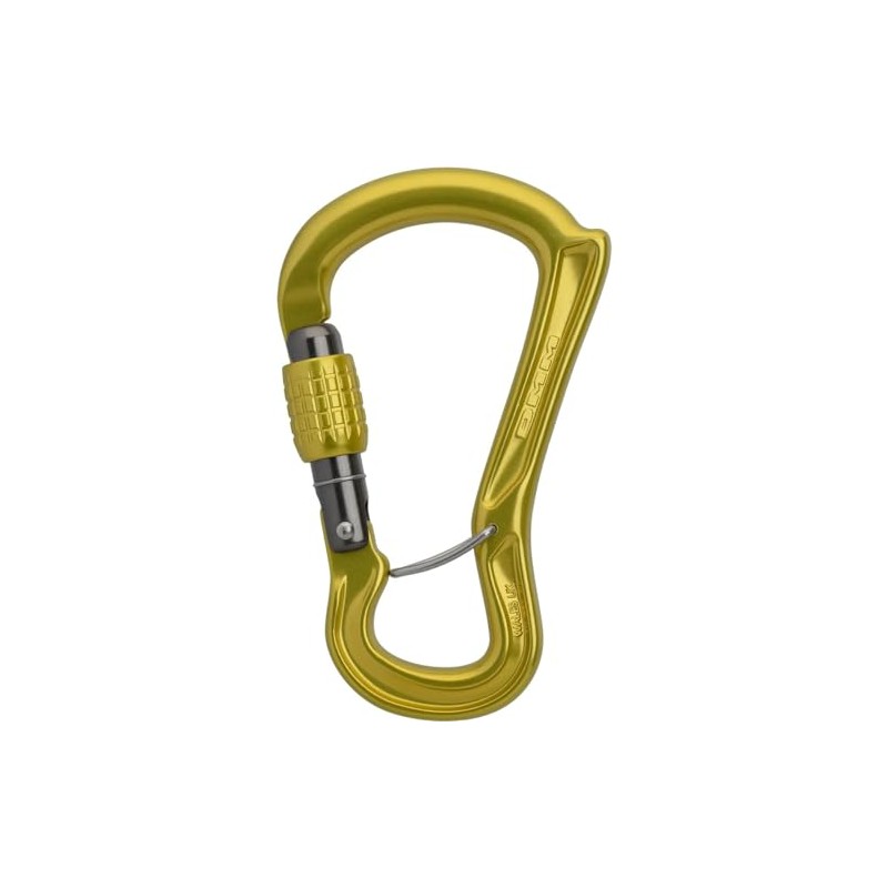 DMM Ceros Screwgate Safety Carabiner, Lime