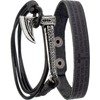 Pulseras para Hombre │ Hacha Vikinga y Cuero │ MB11