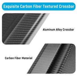 Bercicci Cargo Cover Compatible with Ford Edge 2015-2024 Accessories Carbon Fiber Texture Retractable Trunk Cover Security Shield Luggage Privacy (Carbon Fiber Texture)