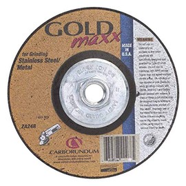 Depressed Center Wheel, 7 in Dia, 1/4 in Thick, 5/8 in Arbor, 24 Grit (50 Pack)