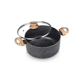 MICHELANGELO Stock Pot with Lid, Multipurpose Cooking Pot Nonstick, Induction Pot with Stay-cool Handle - size: 5 QT