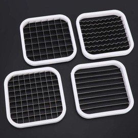 5 in 1 Chopper Vegetable Cutter French Fry Cutter Manual Potato Slicer Potato Chip Maker Stainless Steel Fruit Slicer for Potato Onion