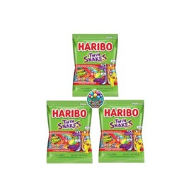 Twin Snakes Gummi Candy - 5oz. (Pack of 3) Share Size Peg Bags Sour flavors in every piece in a NikAn Supplies Bag