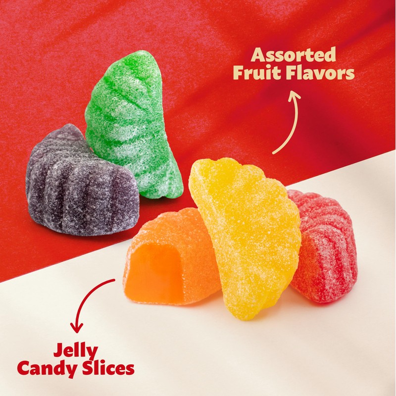 Fruit Slices Jelly Candy 2 Pound Bag | Assorted Flavors
