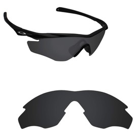 Alphax Stealth Black Polarized Replacement Lenses for Oakley M2 Frame OO9212
