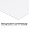 sourcing map ABS Plastic Sheet 10 Inch x 8 Inch