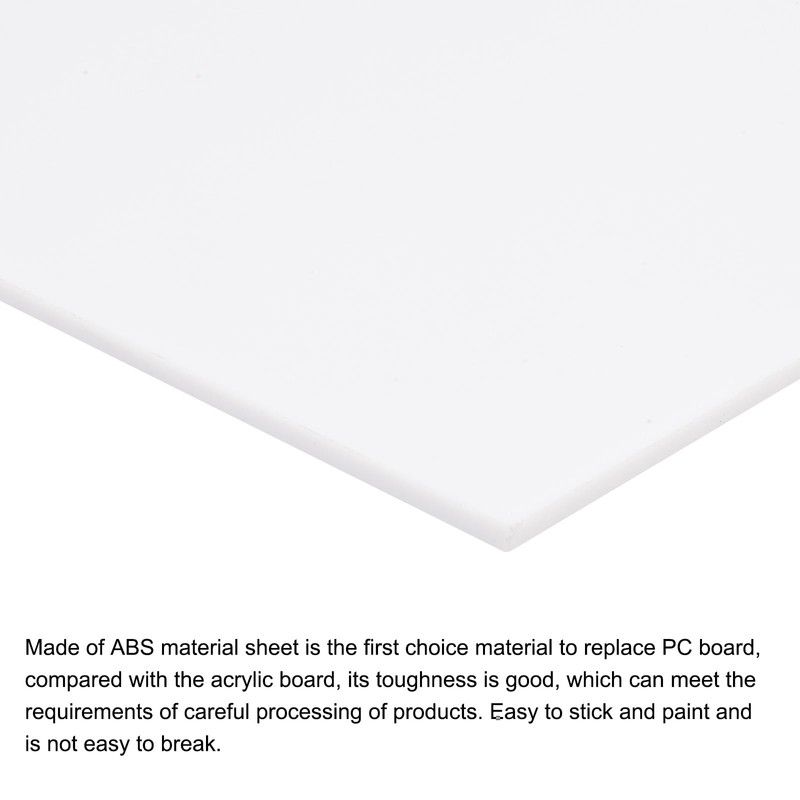 sourcing map ABS Plastic Sheet 10 Inch x 8 Inch