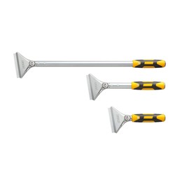 OLFA 8" Extra Heavy Duty Razor Scraper (XSR-200) - 8 Inch Steel Razor Blade Scraper Tool with Strike Tip & Non Slip Handle for Floors, Paint, Glass, Replacement Blades: OLFA BS & BSF Blades