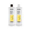 Nioxin System 1 Cleanser Shampoo and Scalp Therapy Conditioner 33.8
