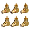 RCA Adapter, EIGHTNOO 90 Degree RCA Right Angle Connector Male