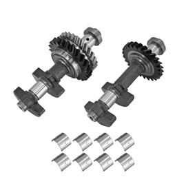 Engine Balance Shaft Set with Bearing Set Compatible with Toyota Corolla Solara Matrix Camry tC 2AZ-FE 2.4L, Replacement #13601-28021 13602-28020