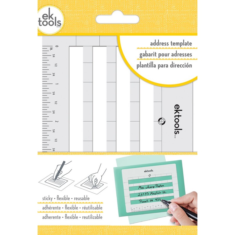 EK Success EK Tools Sticky Envelope Address Template
